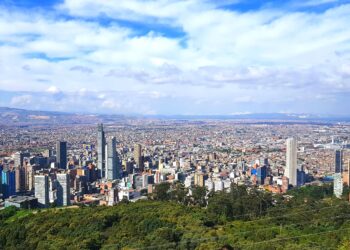 Vista de la ciudad de Bogotá, Colombia, cuna de producciones televisivas