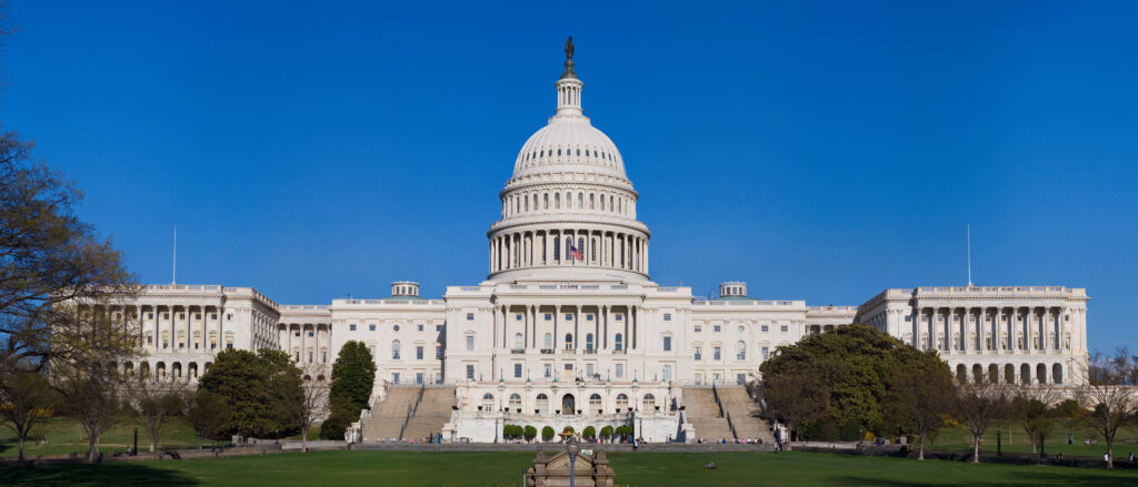 Edificio del Capitolio de Estados Unidos en Washington