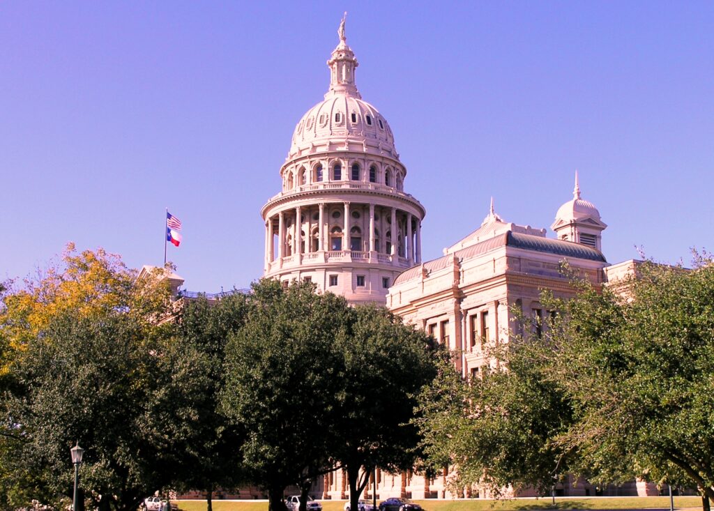 Edificio del Capitolio del estado de Texas en Austin