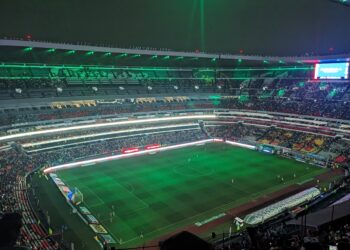Partido del Club América en el Estadio Azteca de la Ciudad de México