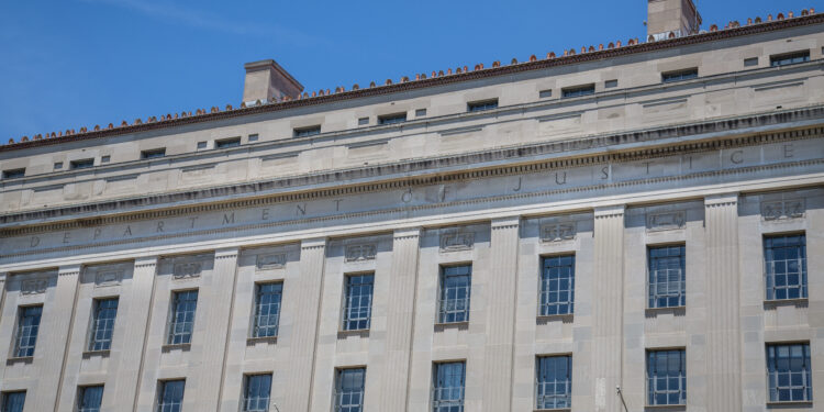 Edificio del Departamento de Justicia de Estados Unidos en Washington