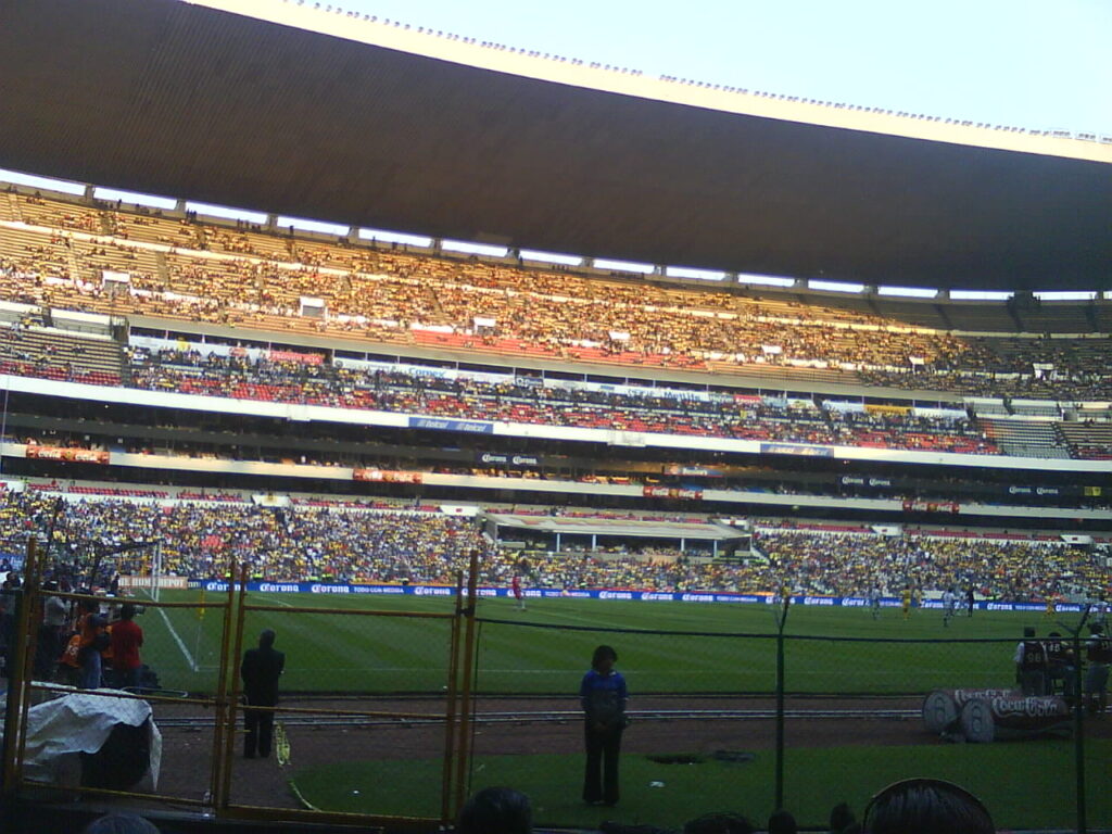 Vista del Estadio Azteca, casa del Club América