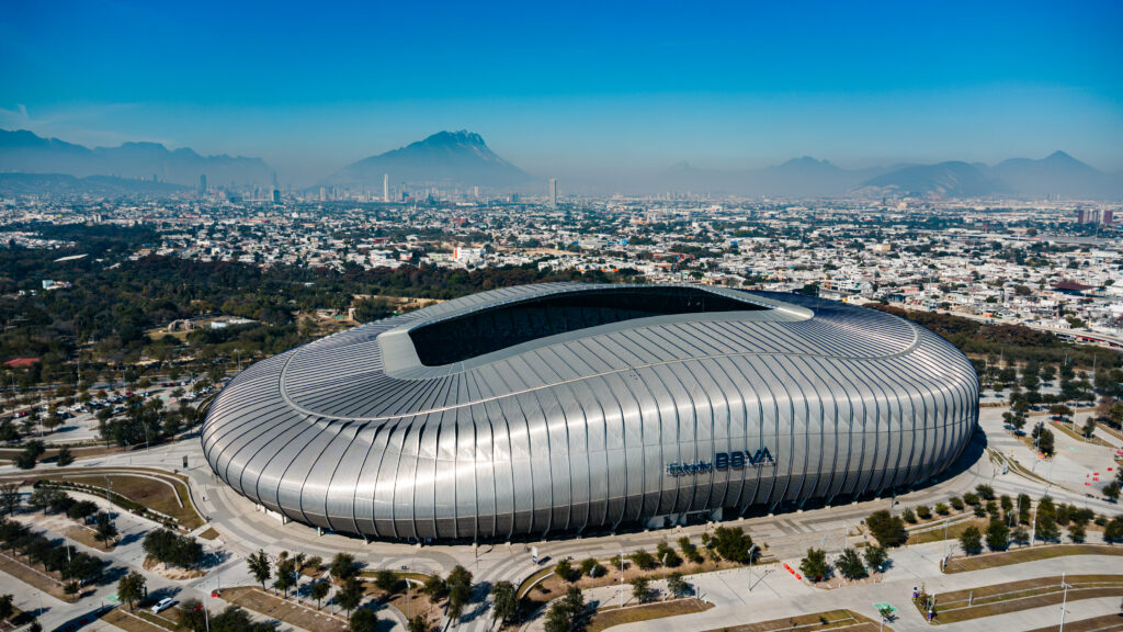 Estadio de fútbol en México, sede de partidos de primer nivel
