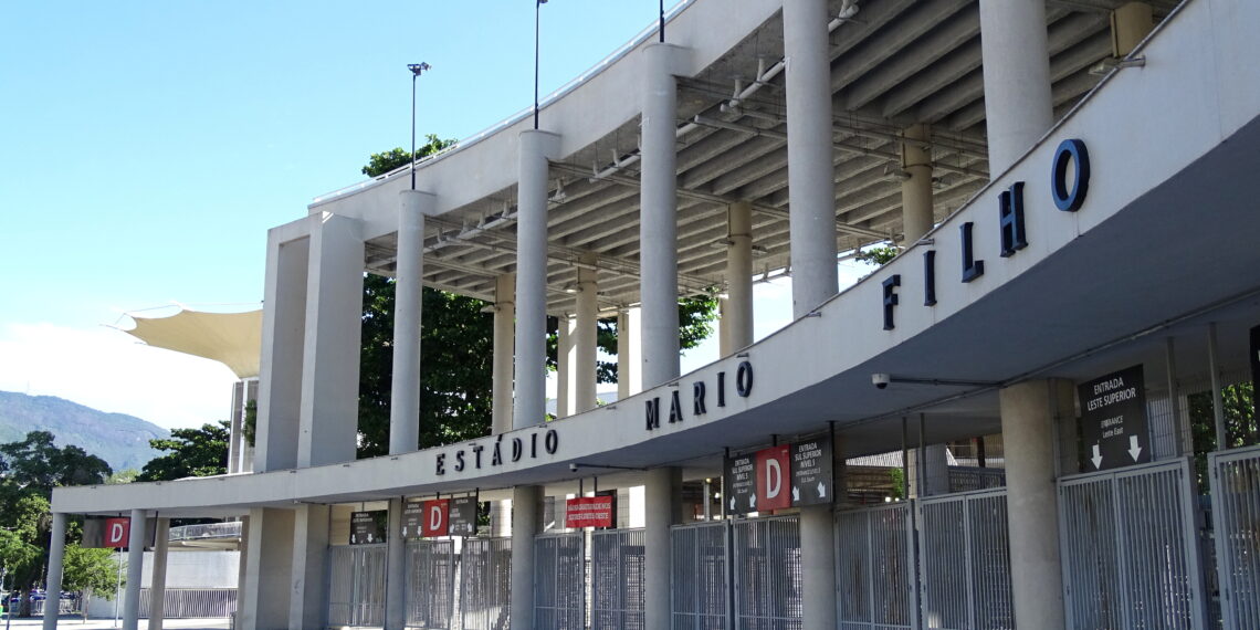 Vista del estadio Maracaná en Río de Janeiro, Brasil
