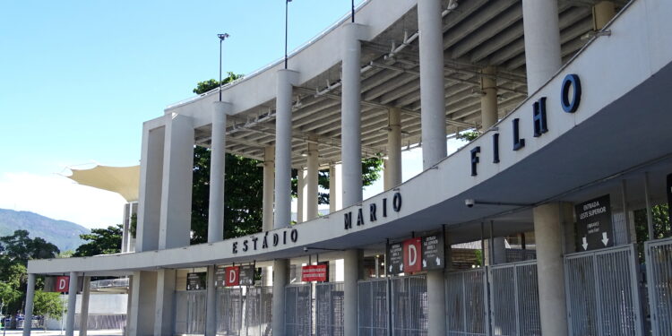 Vista del estadio Maracaná en Río de Janeiro, Brasil