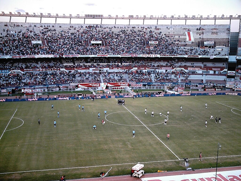 Vista del Estadio Monumental de River Plate en Buenos Aires