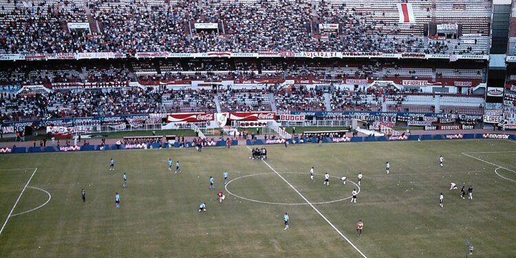 Vista del Estadio Monumental de River Plate en Buenos Aires