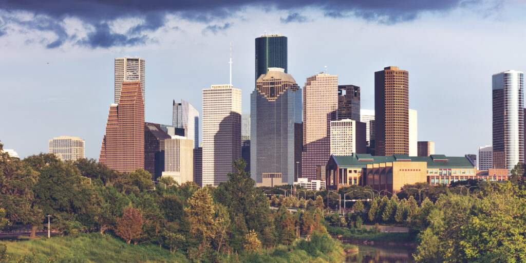 Horizonte del centro de Houston, Texas