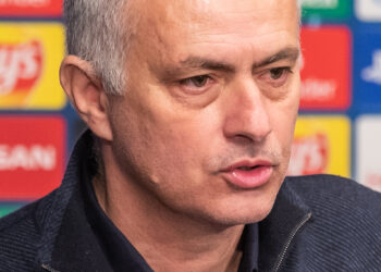 El entrenador de fútbol portugués José Mourinho