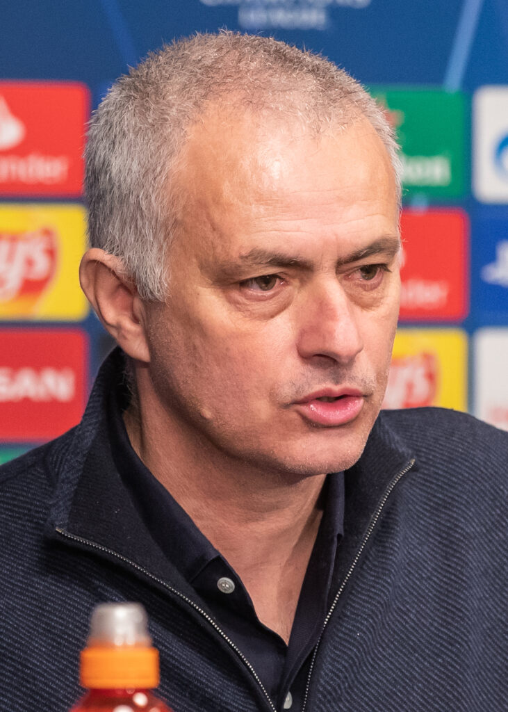 El entrenador de fútbol portugués José Mourinho
