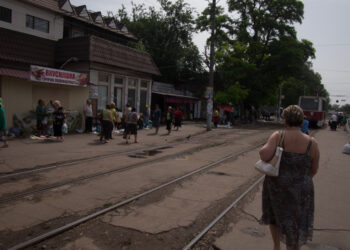 Vista de la ciudad de Kryvyi Rih, en el centro de Ucrania