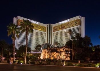 Hoteles y casinos a lo largo del Strip de Las Vegas