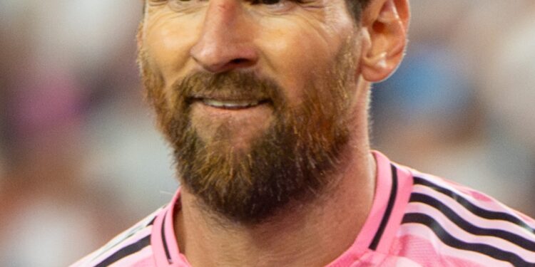 Lionel Messi durante un partido con el Inter Miami