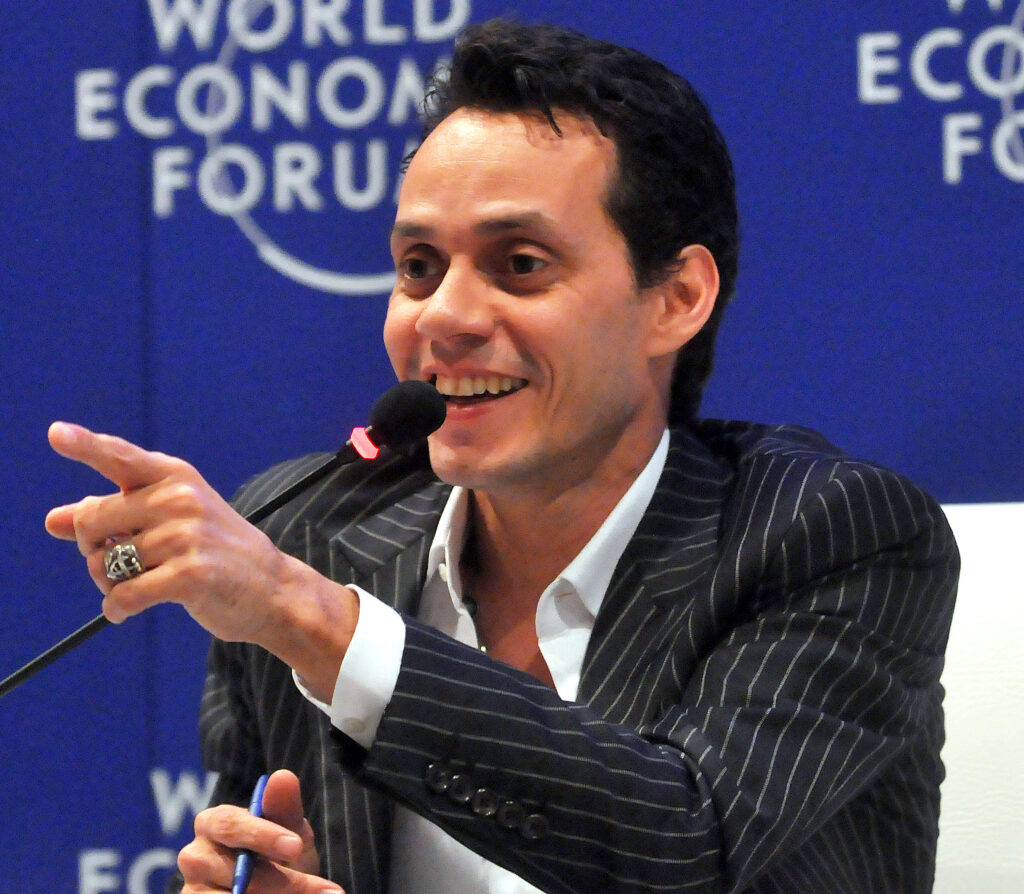 El cantante Marc Anthony durante una presentación