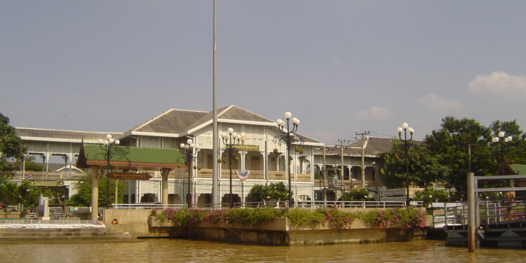 Vista de la ciudad de Nonthaburi, en el centro de Tailandia