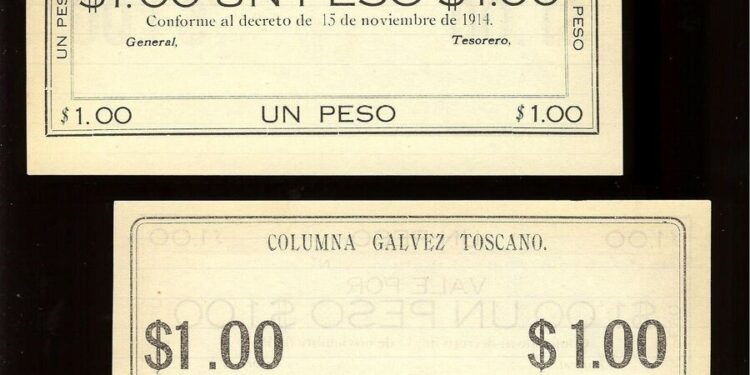 Billete de peso mexicano, moneda de referencia para el envío de remesas a México