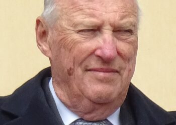 El rey Harald V de Noruega en un retrato oficial