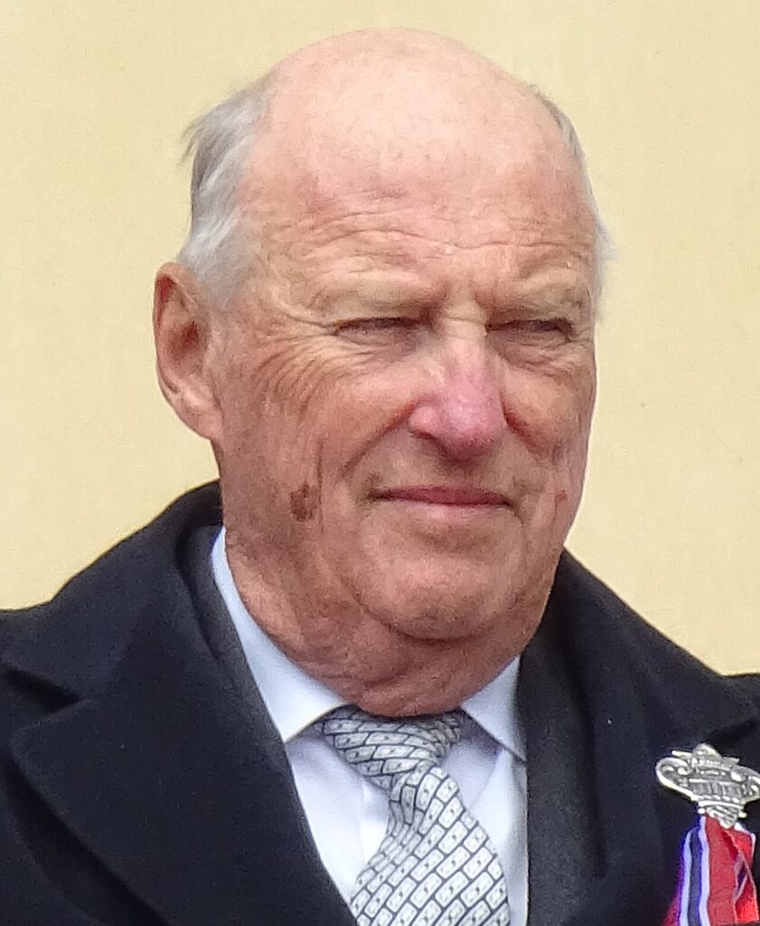 El rey Harald V de Noruega en un retrato oficial