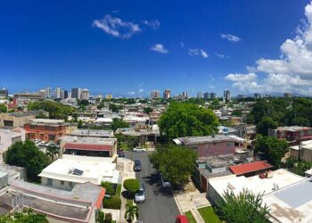 Vista del horizonte de San Juan, Puerto Rico