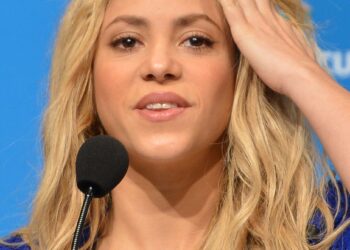 La cantante colombiana Shakira durante una presentación