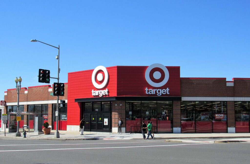 Fachada de una tienda Target en Washington, D.C., Estados Unidos