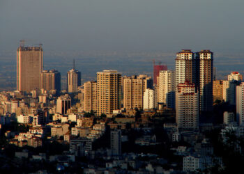 Panorámica de la ciudad de Teherán, capital de Irán