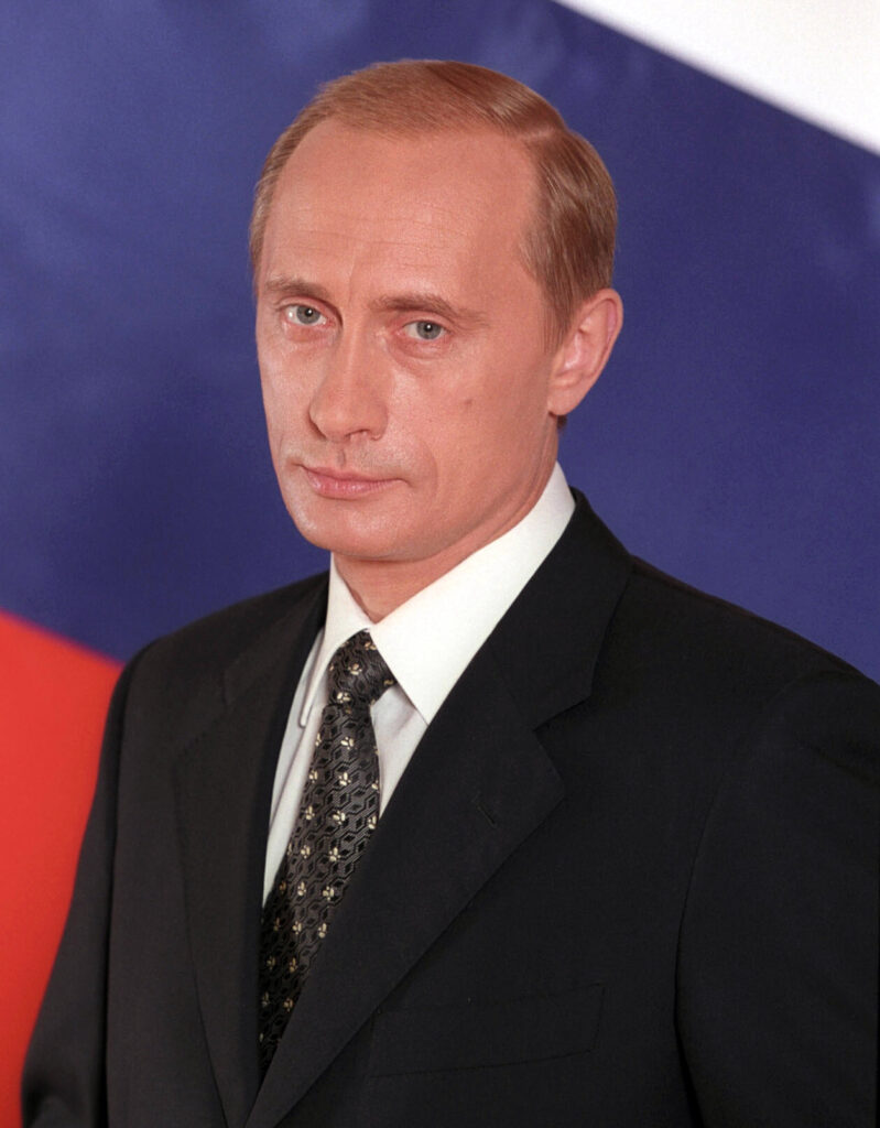 Retrato oficial del presidente ruso Vladimir Putin