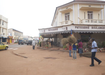 Vista de la ciudad de Bangui, capital de la República Centroafricana
