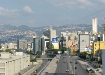 Panorámica de la ciudad de Beirut, capital del Líbano