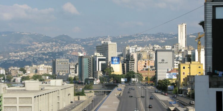 Panorámica de la ciudad de Beirut, capital del Líbano