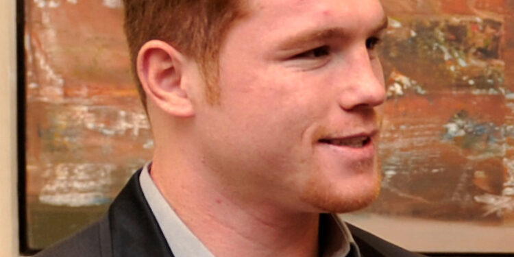 El boxeador mexicano Saúl Canelo Álvarez
