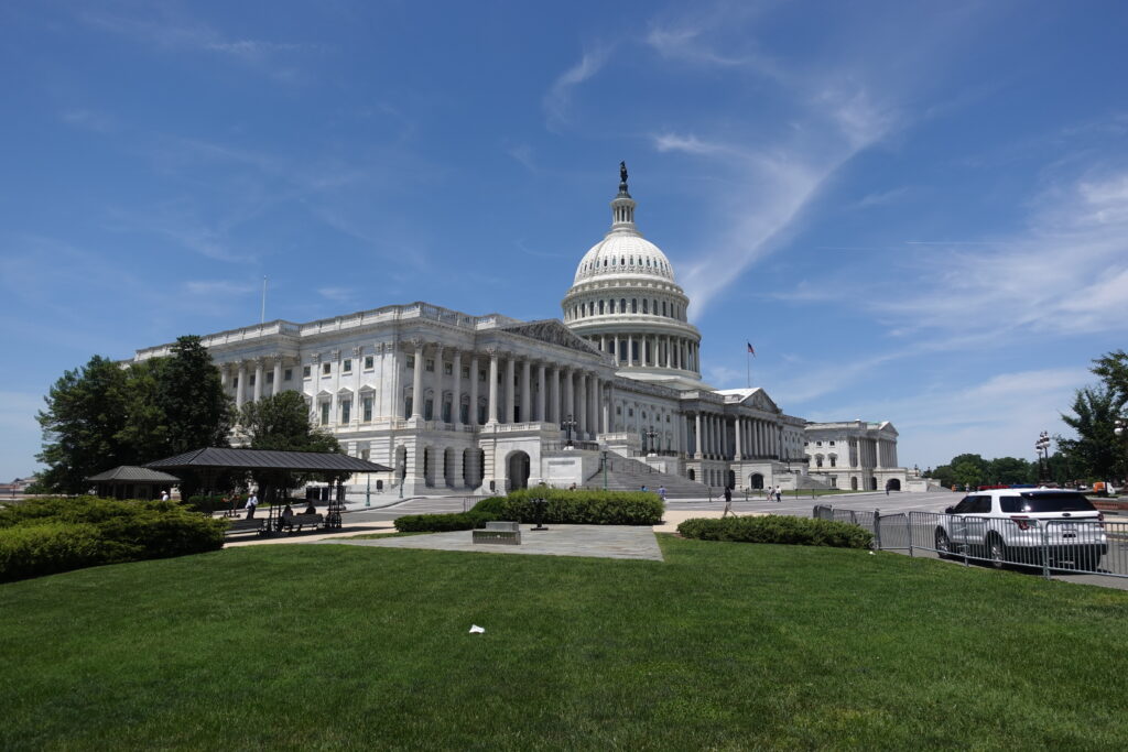 Edificio del Capitolio de Estados Unidos en Washington
