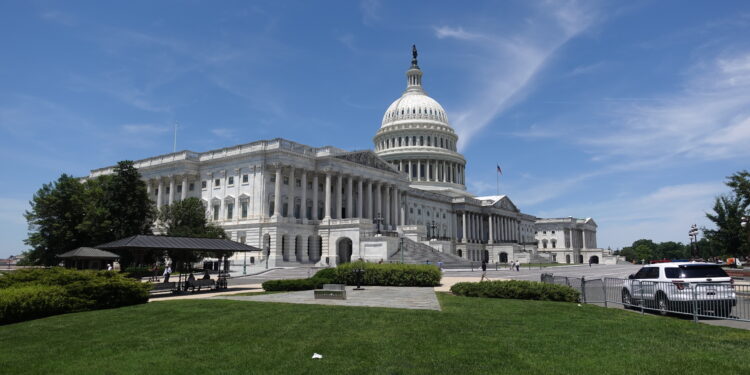 Edificio del Capitolio de Estados Unidos en Washington