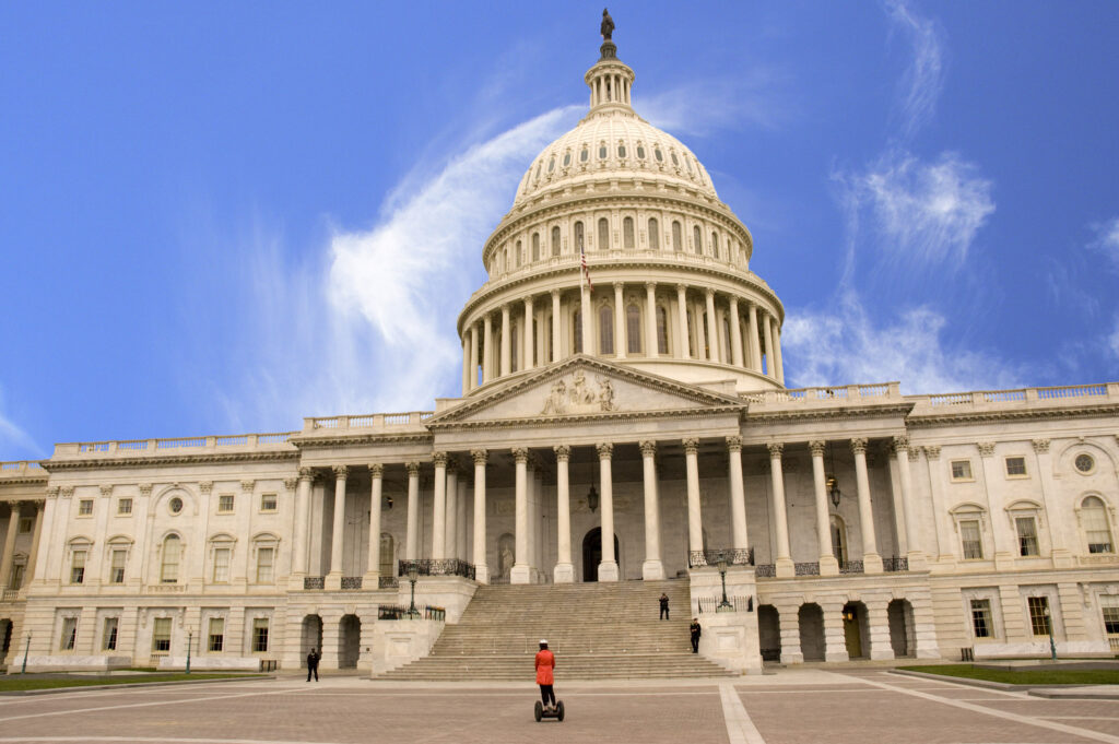 El edificio del Capitolio de Estados Unidos, sede del Congreso