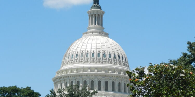 Edificio del Capitolio de Estados Unidos en Washington, sede del Congreso