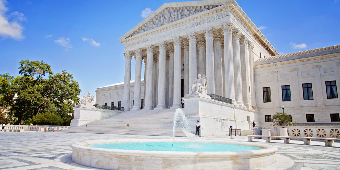 Fachada del edificio de la Corte Suprema de Estados Unidos en Washington