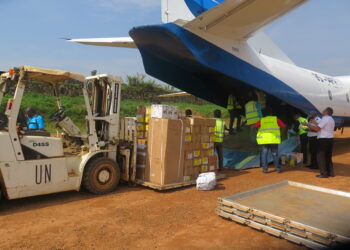 Personal sanitario y logística médica en una zona afectada por el ébola en Beni, República Democrática del Congo