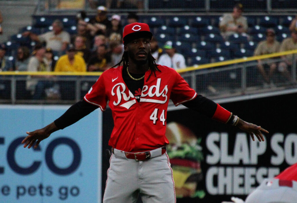 El pelotero dominicano Elly De La Cruz de los Rojos de Cincinnati
