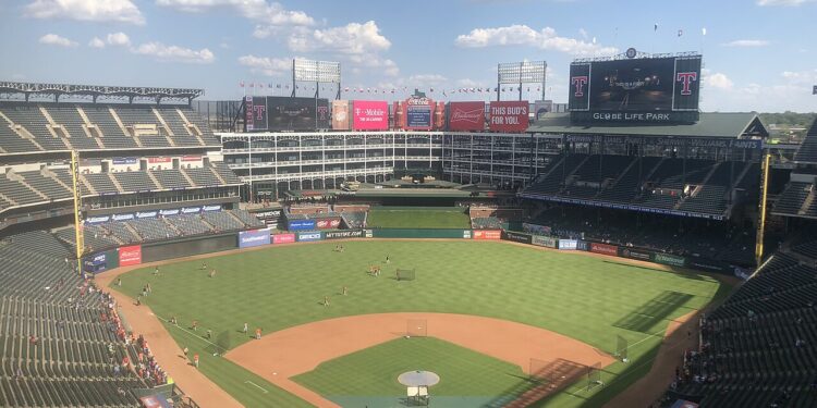 Estadio de béisbol de Grandes Ligas en Texas