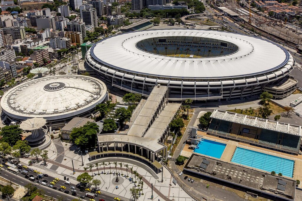 Estadio Maracaná en Río de Janeiro, Brasil, escenario de la Copa Libertadores