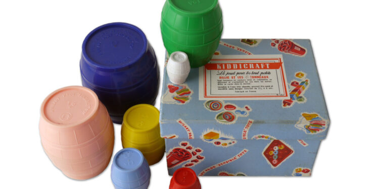 Juguetes de plástico apilables para niños pequeños