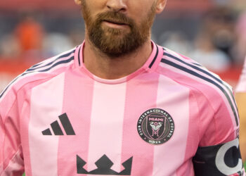 Lionel Messi en un partido con el Inter Miami