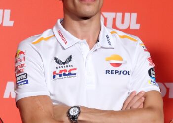 El piloto español Marc Márquez durante una carrera de MotoGP