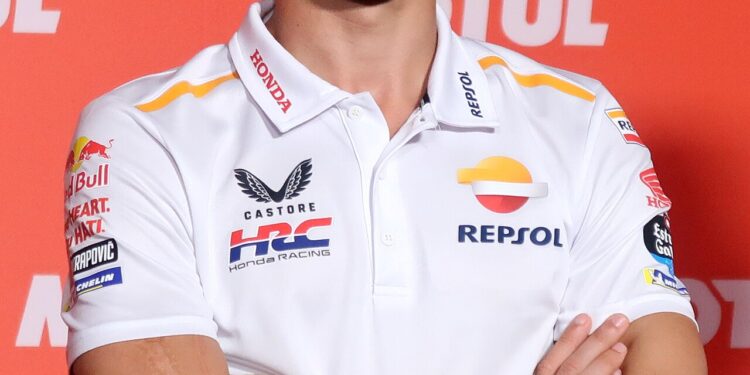El piloto español Marc Márquez durante una carrera de MotoGP