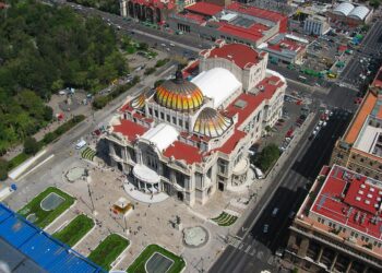 El Palacio de Bellas Artes en la Ciudad de México