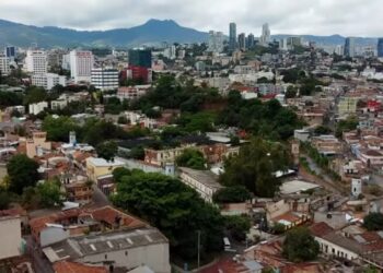 Vista de la ciudad de Tegucigalpa, capital de Honduras