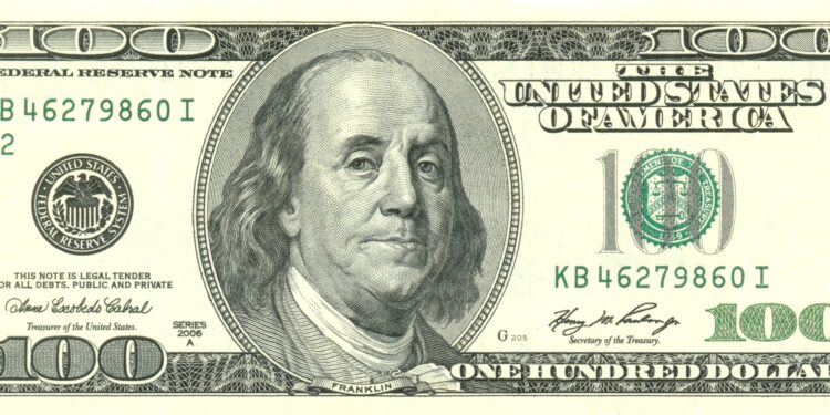 Billete de cien dólares estadounidenses