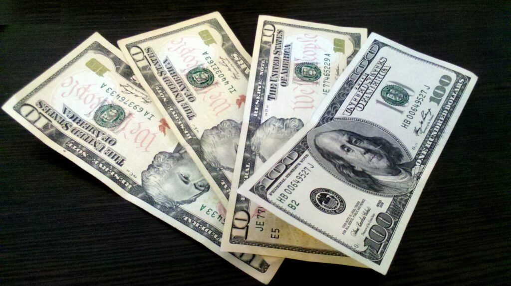 Billetes de dolares estadounidenses