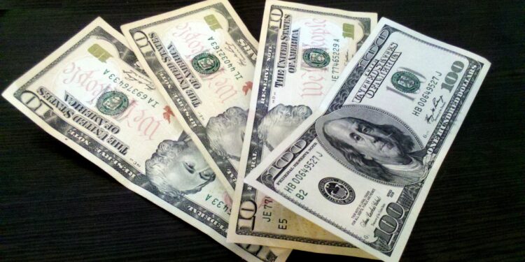 Billetes de dolares estadounidenses