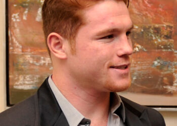 El boxeador mexicano Saul Canelo Alvarez